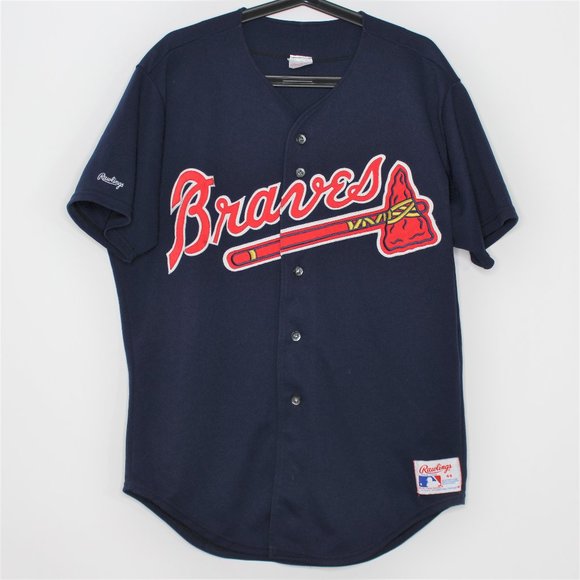 Rawlings Other - VTG Rawlings Atlanta Braves 80s 90s Jersey A694